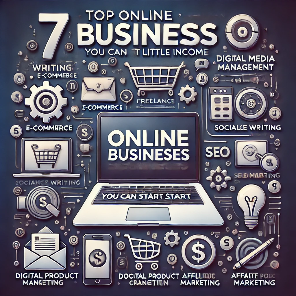 7 Top Online Businesses You Can Start With Little Income