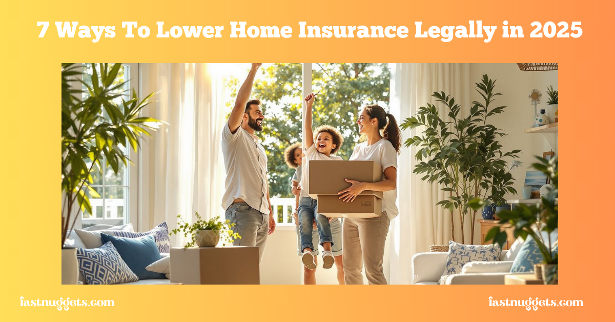 7 Ways To Lower Home Insurance Legally in 2025